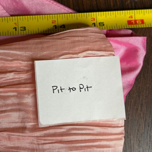 Love Shack Fancy NWT Vima Bow Top Cherry Blossom Pink Size 2 - Picture 7 of 7